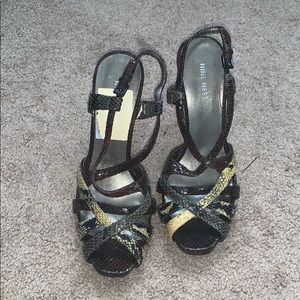 Nine West Strappy sandal - never worn
